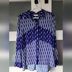 SANDRO button down blouse size 2